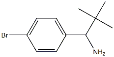 1-(4-bromophenyl)-2,2-dimethylpropan-1-amine Struktur