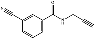 3-cyano-N-(prop-2-yn-1-yl)benzamide Struktur