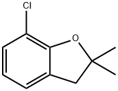 Benzofuran, 7-chloro-2,3-dihydro-2,2-dimethyl- Struktur