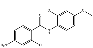 4-amino-2-chloro-N-(2,4-dimethoxyphenyl)benzamide Struktur