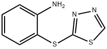 2-(1,3,4-thiadiazol-2-ylsulfanyl)aniline Struktur