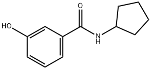 N-cyclopentyl-3-hydroxybenzamide Struktur