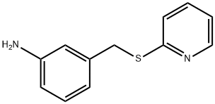 3-[(pyridin-2-ylsulfanyl)methyl]aniline Struktur