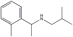 [1-(2-methylphenyl)ethyl](2-methylpropyl)amine Struktur