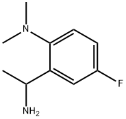 2-(1-aminoethyl)-4-fluoro-N,N-dimethylaniline Struktur