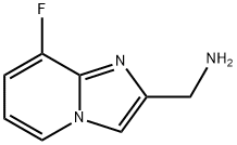 (8-fluoroimidazo[1,2-a]pyridin-2-yl)methanamine Struktur