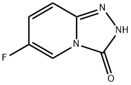 6-fluoro-[1,2,4]triazolo[4,3-a]pyridin-3-ol Struktur