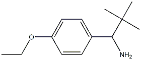 1-(4-ethoxyphenyl)-2,2-dimethylpropan-1-amine Struktur