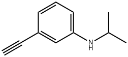 3-ethynyl-N-(propan-2-yl)aniline Struktur