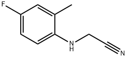 2-[(4-fluoro-2-methylphenyl)amino]acetonitrile Struktur