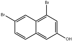 4,6-dibromonaphthalen-2-ol Struktur