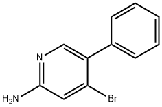 4-Bromo-2-amino-5-phenylpyridine Struktur