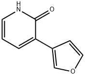 2-Hydroxy-3-(3-furyl)pyridine Struktur