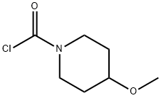 1-Piperidinecarbonyl chloride, 4-methoxy- Struktur