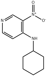 N-cyclohexyl-3-nitropyridin-4-amine Struktur