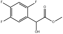 METHYL 2-HYDROXY-2-(2,4,5-TRIFLUOROPHENYL)ACETATE Struktur