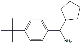 (4-tert-butylphenyl)(cyclopentyl)methanamine Struktur