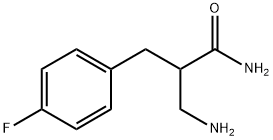 3-amino-2-[(4-fluorophenyl)methyl]propanamide Struktur