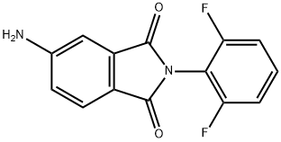 5-amino-2-(2,6-difluorophenyl)-2,3-dihydro-1H-isoindole-1,3-dione Struktur