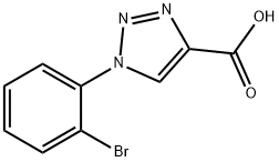 1-(2-bromophenyl)-1H-1,2,3-triazole-4-carboxylic acid Struktur