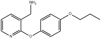 [2-(4-propoxyphenoxy)pyridin-3-yl]methanamine Struktur