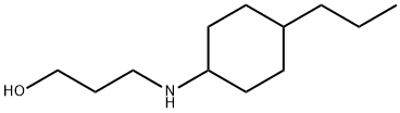 3-[(4-propylcyclohexyl)amino]propan-1-ol Struktur