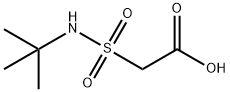 2-(tert-butylsulfamoyl)acetic acid Struktur