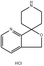 5H-Spiro[furo[3,4-b]pyridine-7,4'-piperidine] dihydrochloride Struktur