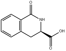 (R)-1-Oxo-1,2,3,4-tetrahydroisoquinoline-3-carboxylic acid Struktur