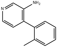 3-AMINO-4-(2-TOLYL)PYRIDINE Struktur