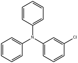 N-3-Chlorophenyl-N,N-diphenylamine Struktur