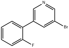 3-Bromo-5-(2-fluorophenyl)pyridine Struktur