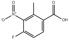 4-fluoro-2-methyl-3-nitrobenzoic acid Struktur