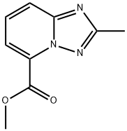 methyl 2-methyl-[1,2,4]triazolo[1,5-a]pyridine-5-carboxylate Struktur