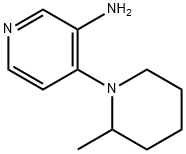 3-AMINO-4-(2-METHYLPIPERIDIN-1-YL)PYRIDINE Struktur