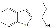 1-(1-BENZOFURAN-2-YL)PROPAN-1-AMINE Struktur