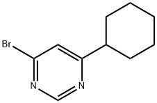 4-Bromo-6-cyclohexylpyrimidine Struktur