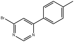 4-Bromo-6-(4-tolyl)pyrimidine Struktur