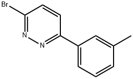 3-Bromo-6-(3-tolyl)pyridazine Struktur