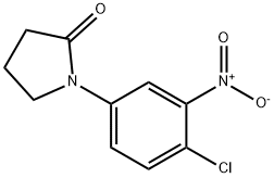 1-(4-chloro-3-nitrophenyl)pyrrolidin-2-one Struktur