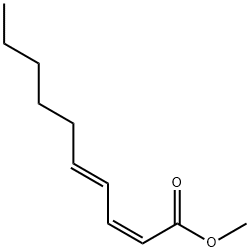 methyl cis-2,trans-4-decadienoate Struktur