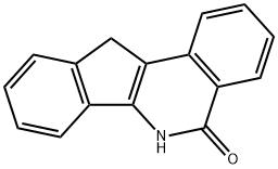 6,11-dihydro-5H-indeno[1,2-c]isoquinolin-5-one Struktur