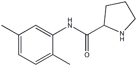 N-(2,5-dimethylphenyl)pyrrolidine-2-carboxamide Struktur