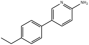 2-AMINO-5-(4-ETHYLPHENYL)PYRIDINE Struktur