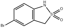 5-Bromo-1,3-Dihydro-Benzo[C]Isothiazole 2,2-Dioxide Struktur