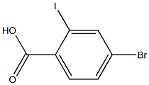 2-Iodo-4-bromobenzoic acid Struktur