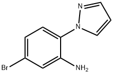 5-bromo-2-(1H-pyrazol-1-yl)aniline Struktur