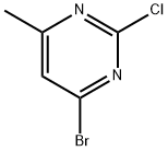 2-Chloro-4-bromo-6-methylpyrimidine Struktur