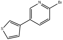 2-Bromo-5-(3-thienyl)pyridine Struktur