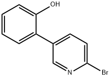 2-Bromo-5-(2-hydroxyphenyl)pyridine Struktur